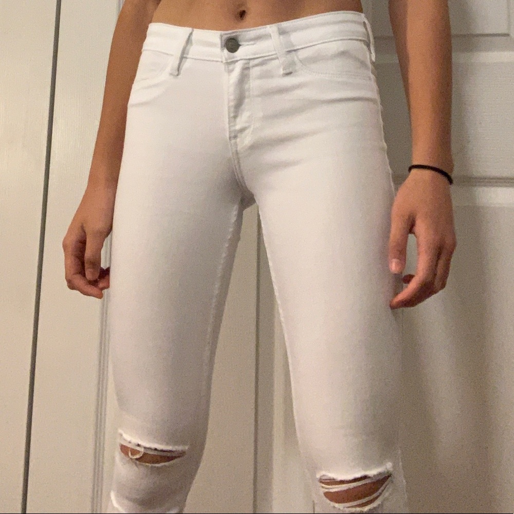 White Hollister Jeans
